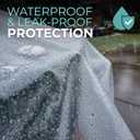 12 x 9 Ft Drop Cloths (6-Pack)  Plastic Sheeting & Painters Plastic Tarps for Painting, Waterproof Floor & Furniture Protection