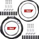 Boao Universal Bike Brake Cable Kit Derailleur Bicycle Shifter Cable Housing Set Transmission Line for Mountain Road Bike Repair