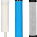 335 RO System Replacement Water Filter Kit for Microline 335, includes S7028 Sediment Carbon Block Prefilter, S1229RS 50 gpd RO Membrane, and S7025 GAC filter, Filter Replacement Set With Membrane