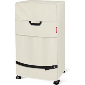 Porch Shield 40 Inch Electric Smoker Cover for Masterbuilt Smoker, Waterproof Heavy Duty Outdoor Smoker Grill Covers 24W x 18D x 40H inch, Beige