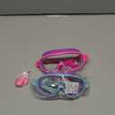 Seago Swim Goggles 2 Pack Anti-Fog Anti-UV Wide View Swimming Goggles for Kids 3-14 (Pink Purple & Green Purple)