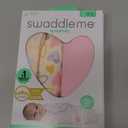 SwaddleMe by Ingenuity Original Swaddle, 100% Cotton, Improves Sleep & Calms Startle Reflex, 0-3 Months, 1.0 TOG, 2-Pack, Baby Swaddle Blanket - I Heart You