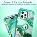 Hocase Heavy Duty Case for iPhone 14 Pro Max, Mint Green