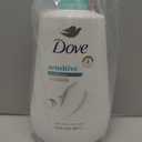 Dove Body Wash with Pump Sensitive Skin For 24hr Lotion-Soft Skin Moisturizing Skin Cleanser Gentle Hypoallergenic Formula with No Sulfates No Parabens 30.6 oz