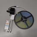 talkhigh 50FT COB Led Strip Lights, Uniform 6500K COB Rope Light,Bright Daylight White Lights,High Density,App/Remote Control,Indoor 24V Cuttable Cabinet Lights for Bedroom,Bookshelf,Showcase,Kitchen