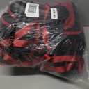 BurgeonNest Dog Car Seat for Small Dogs, Detachable and Washable Cat Car seats Under 25 lbs, Soft Pet Booster Seats with Storage Pockets and Clip-On Leash Portable Car Travel Carrier Bed, Black red