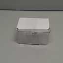 CLCTK 2 Pack Glass Dummy Door Knobs, Antique Inactive Crystal Half-Dummy Door Knobs for Hall and Closet, Matte Black