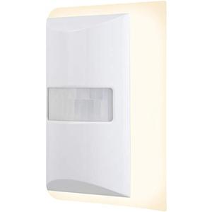 GE Motion-Boost LED Night Light, Up to 25 Lumens, Auto On/Off, Soft White, Energy Efficient, Ideal for Hallway, Stairs, Kitchen, Garage, Utility Room, Laundry Room, Glossy White, 38769