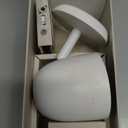 Google Nest Cam Indoor (Wired, 3rd Gen) - Security Camera with 2K Video and Gemini, Night Vision, 2-Way Audio, Works with Google Home - 2025 Model - Snow