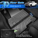 Maverick Floor Mats - Car Mats for Ford Maverick Hybrid 2022-2025 2026, All Weather Floor Mats and Tailgate Mat with Truck Bed Mat for Maverick Accessories, Heavy Duty Rubber Mats