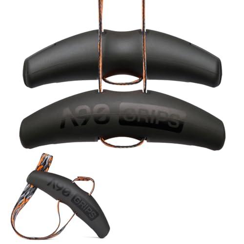 Angles90 Original Camo Pull-Up Grips - Lat Pulldown Attachment - T-Bar Row & Cable Machine - D Handle - Forearm Strength Trainer - Gym Equipment - Exercise Equipment - Grip Strength Trainer