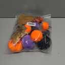 21 PCS Pumpkins Decor Set, 3 Sizes Fake Velvet Pumpkin, Black Purple Orange Small Foam Pumpkin, Autumn Table Centerpiece for Thanksgiving Farmhouse Fall Harvest Halloween Party Decorations