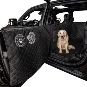 Dog Seat Cover for Back Seat, XL 2025 Black  Fits FullSize Crew Cab Trucks with FoldUp Seats  Waterproof, Heavy-Duty, NonSlip, & Machine-Safe  ScratchResistant Dog Hammock for Truck