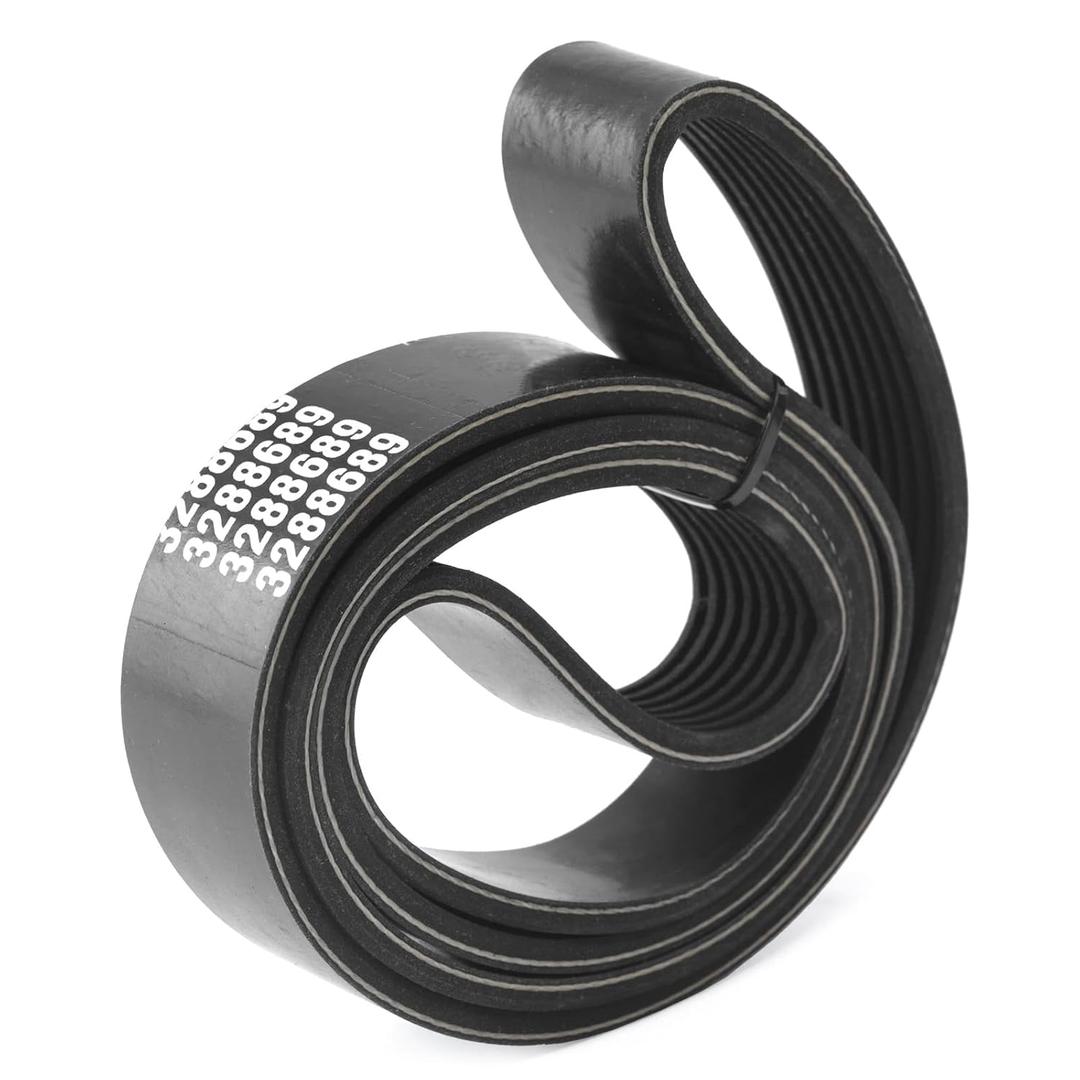 VAINELY 3288689 8V Ribbed Belt Compatible with Cummins 4BT 3.9L 6BT 5.9L QSB ISB Engine Applications, Replacement Part for Excavators Loaders Trucks Ships and Other Equipment