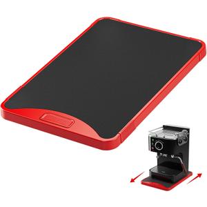 Large Appliance Rolling Tray-Compatible with Single Serve Brewers, Coffee Makers, Stand Mixers, Blenders - Red