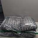 KSIIA Washable Dog Bed Deluxe Plush Dog Crate Beds Comfy Kennel Pad Anti-Slip Pet Sleeping Mat for Large, Jumbo, Medium, Small Dogs Breeds, 35" x 23", Dark Grey