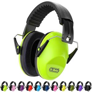 Dr.meter Ear Muffs for Noise Reduction: 27.4SNR Noise Cancelling Headphones for Kids Adults, EM100 Adjustable Hearing Protection Earmuffs for Monster Jam, Autism Sensory, Concerts, Fireworks