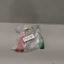 Mistletoe Christmas Decor, Artificial Fake Hanging Mistletoe Picks with Velvet Bow Berries,Like Real Christmas Kissing Ball Ornaments for Kitchen Doorway Tree Decorations (White) (1)