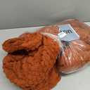 50x70 Inch Rust Throw Blanket - Soft & Fluffy Fleece, Cute & Aesthetic, Perfect for Sofa, Couch, Chair, Bed, Living Room & Bedroom, All-Season Use, Plush & Cozy Decorative Fall Blanket
