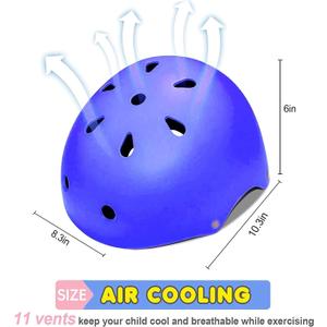 Adjustable Kids Helmet - Toddler Bike Helmets for Ages 8-14 Years - Perfect for Skating, Biking, Cycling, and Skateboard - for Boys and Girls, Medium