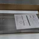 QEEIG Floating Shelves for Wall 23.6" Long - Wall Mounted Shelf Bathroom Kitchen Living Room Bedroom Farmhouse Home Decor Display Bookshelf Large 23.6 x 9.3 inch Set of 2, Grey (008-60GY)