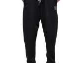 Adult Footed Sweatpants with Sherpa Fleece Lined Feet, Removeable Detachable Feet, Extremely Soft & Warm Footing (Black)