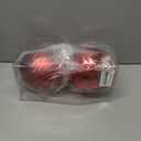 Large Shatterproof Christmas Ball Ornaments, Red, 5.9" (2 Pcs), Classic Style, Hanging, Plastic, Christmas, Birthday, New Year, Anniversary, Valentine's Day