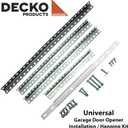 Decko 24999 Universal Garage Door Opener Hanging/Installation Kit Gray