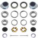 2 Sets 3500 lbs L68149 L44649 Bearing Kits for 1-3/8'' to 1-1/16'' #84 Spindle Boat Trailer Axle Bearing Kits with 171255TB Grease Seals,1.98'' Dust Caps, Cotter Pins, Axle Nuts & Washers