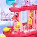 FRUSE Water Table for Toddlers 3-5,3-Tier Kids Water Table with Accessories,Activity Table for Summer Beach Backyard,Outdoor Toys Water Play Table for Toddlers Kids Boys Girls Age 3 4 5 6 7 8