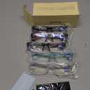 Gaoye 5.5 Professional Reading Glasses for All Day - Computer Readers with Blue Light Protection - Value Pack (A1-5 Pack Mix Color)