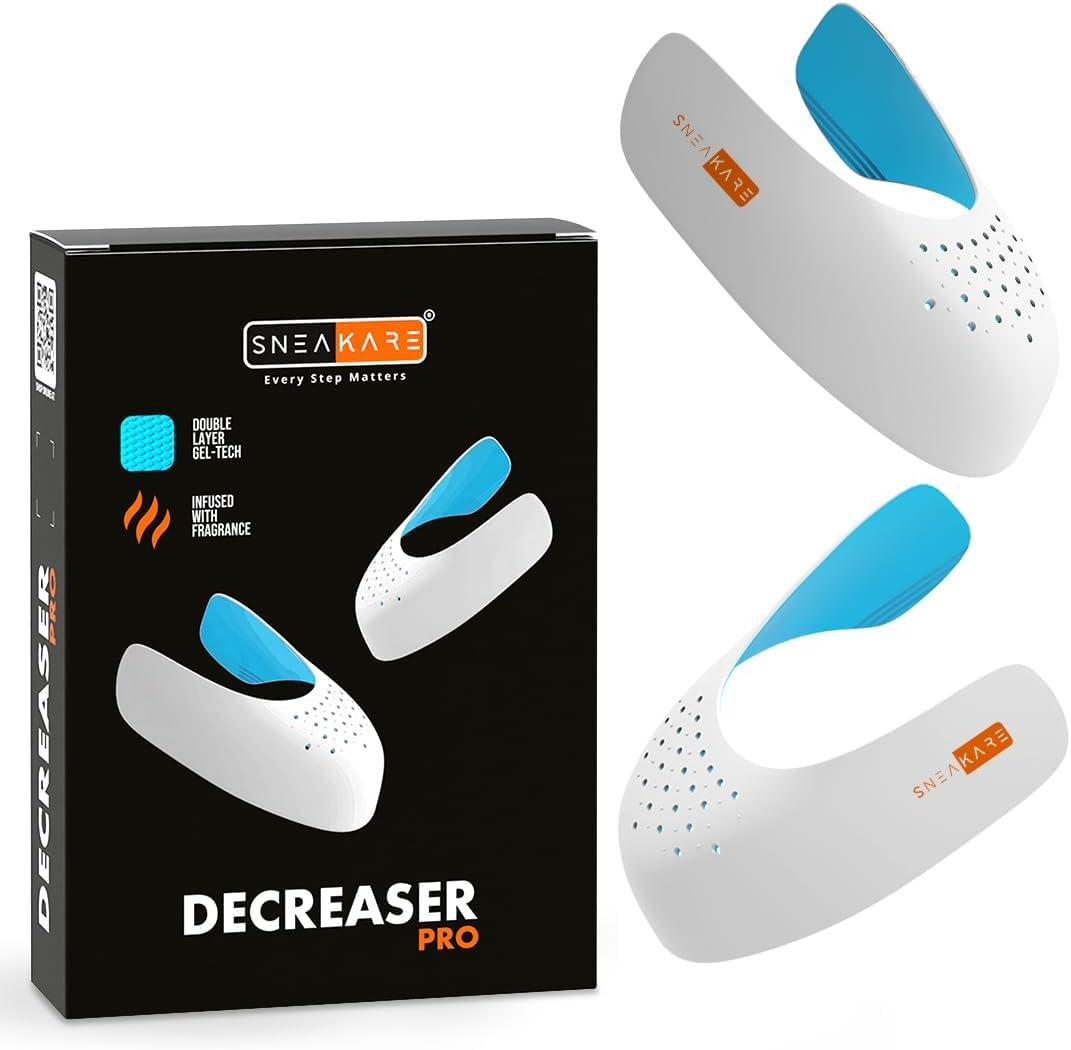 SNEAKARE Crease Protector Guards for Sneakers, Anti-Wrinkle Shoe Decreaser, Crease Guard for shoes 1 Pair Large US size 8-13