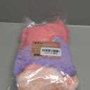 POMIU Dog Sweater, Dog Sweaters for Small Medium Dogs or Cat, Warm Soft Flannel Pet Clothes for Dogs Girl or Boy, Dog Shirt Coat Jacket (Peach+Purple+Rose, Large)