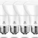 Energetic BR20 LED Bulb R20 Dimmable 3000K Warm White 45W Equivalent to 6.5W, Recessed Can Light Bulbs, Kitchen Ceiling Lights, E26 500 Lumen LED Flood Light Bulbs, Indoor UL Listed (Pack of 4)