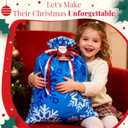 HADAYAKI 38PCS Christmas Drawstring Gift Bags with JUMBO Size and Assorted Sizes for Holiday Gift Wrapping