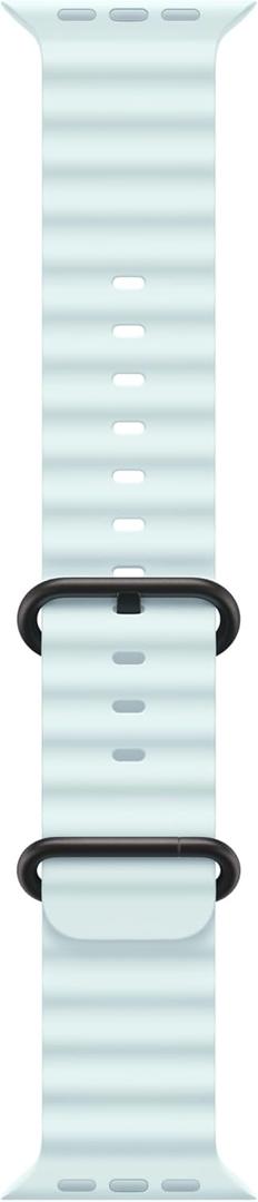 Apple Watch Band - Ocean Band (49mm) - Ice Blue with Black Titanium Finish - Regular