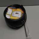 Halloween Cauldron Decorations Magic Auto Mixing Witches Cauldron Black Plastic Punch Bowl with LED Light Strings, Mini Spiders, Stirring Stick for Halloween Home Kitchen Table Mantel