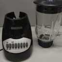 BLACK+DECKER Countertop Blender with 6-Cup Glass Jar, 10-Speed Settings, Black, BL2010BG