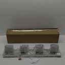 OKELI 4 Lights Bathroom Vanity Light Fixtures Brushed Nickel LED Dimmable Vanity Light Over Mirror Modern Wall Mounted Lighting Fixture, 350° Rotatable Lamp Head 32W Cold White 6000K ETL Listed 30"L x 4.5"H x 5.5"D