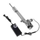 CNCTOPBAOS Reciprocating Linear Actuator Stroke 6 Inch 1.18"-6",Adjustable Telescopic Rocker Arm Mechanism Gear Motor DC24V Speed Regulation Adapter 120RPM 3-15CM