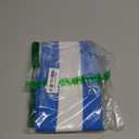 GORGECRAFT 44.49x17 Beach Sling Chair Replacement Canvas 1.5mm Thick Blue and White Stripes Patio Sling Chairs Cloth Folding Sling Lounge Chair Fabric Reclining Sling Replacement for Sunbathing