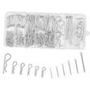 Cotter Pin Assortment Kit,Hincell 302pcs 13 Size Cotter Pins Assortment Kit 304 Stainless Steel R Clips Hardware Pins & Hairpin Cotter Pins Set for Trucks, Engine Repair