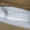 Memory Foam Queen Mattress Topper, Bed Topper with 3 Inch Extra Thick Shredded Foam, 100% Cotton Mattress Pad Cover, Breathable & Skin-Friendly Queen Size Mattress Topper with Anchor Straps