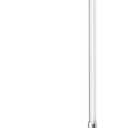EDISHINE Upgraded LED Table Lamp, Stepless Dimmable Bedside Lamp with 3 Color Temperature, Modern Nightstand Lamp, Desk Lamp for Bedroom, Living Room, Corner, Gift, Metal Finish, Silver, 6W