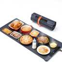 Warming Mat for Food 36" x 15", Rollable Food Warming Mat for Buffet Parties, 7-Level Temp 8-Hour Timer, Child Lock Safety, Long-Lasting Heat Retention, Gray