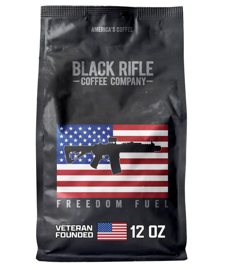 Black Rifle Coffee Company Dark Roast Whole Bean Coffee Freedom Fuel 12 oz