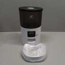 IMIPAW Automatic Cat Feeders, 3L Timed Cat Dry Food Dispenser with Desiccant Bags, Dual Power Supply, Programmable Portion Size, 6 Meals, 20 Portions Per Day, Auto Pet Feeder for Cats and Small Dogs (White)