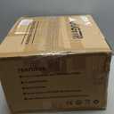 GUGTTR Under Desk Elliptical Machine, Electric Elliptical Leg Exerciser for Seniors Fully Assembled, Quiet & Portable Electric Seated Pedal Exerciser with Remote Control & 12 Adjustable Speeds