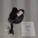 EZVALO Wireless LED Spotlights Indoor, 5500mAh Rechargeable Battery-Powered Plant Spotlights, Dimmable & Timer, 3-CCT Small Up Lights with Remote, Accent Uplighting for Artwork, Trees (Black)