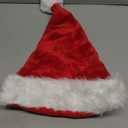 TCJJ Christmas Hats for Adult/Kids/Baby, Santa Hat Unisex Holiday Red Velvet Double Layer Xmas Hat for New Year Festive Party